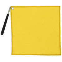 Ethologischer Stick mit Hippotonic-Flagge Gelb