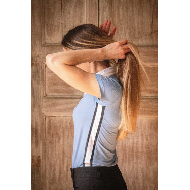 Turnierpolo Pénélope Moon Arktisblau