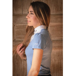 Turnierpolo Pénélope Moon Arktisblau