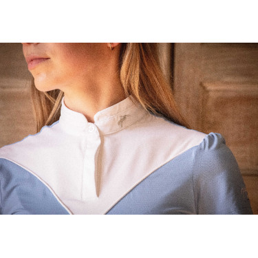 Turnierpolo Pénélope Moon Arktisblau