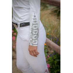 Polo Pénélope Anais langärmelig Weiß Weiß Polo Pénélope Anais langärmelig Weiß Weiß