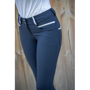 Hose Pénélope Fun Vollbesatz Marineblau