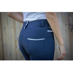 Hose Pénélope Fun Vollbesatz Marineblau