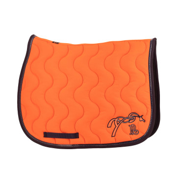 Satteldecke Pénélope Classique Orange / Marineblau