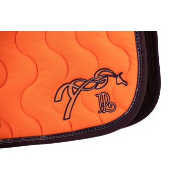 Satteldecke Pénélope Classique Orange / Marineblau