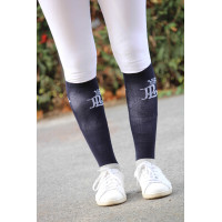 Penelope Wettkampf Socke Vintageblau / Creme Penelope Wettkampf Socke Vintageblau / Creme