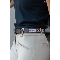 Pénélope Pearl Gürtel Havanna / Rosa Braun