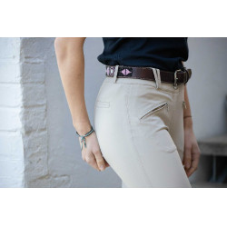 Pénélope Pearl Gürtel Havanna / Rosa Braun