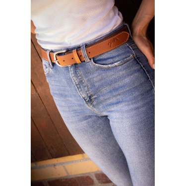 Pénélope Initial Gürtel Cognac Braun Pénélope Initial Gürtel Cognac Braun