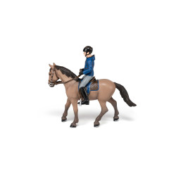 Ausrittpferd und sein Reiter Papo