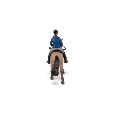 Ausrittpferd und sein Reiter Papo