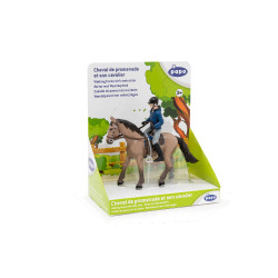 Ausrittpferd und sein Reiter Papo