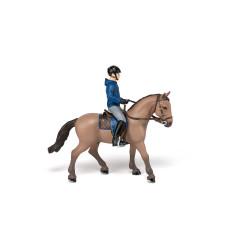 Ausrittpferd und sein Reiter Papo