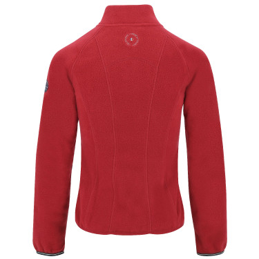 Fleecejacke Equithème Lena Kirsche Rot