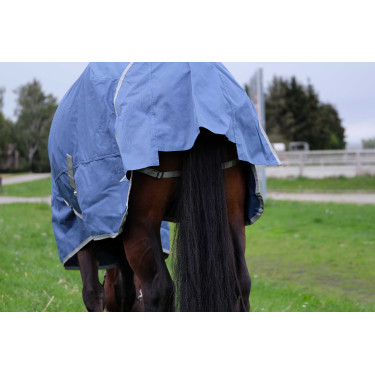 Equithème Tyrex 600D recycelte Decke Marineblau