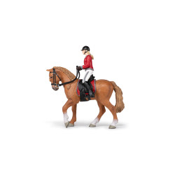 Spazierpferd und seine Reiterin Papo