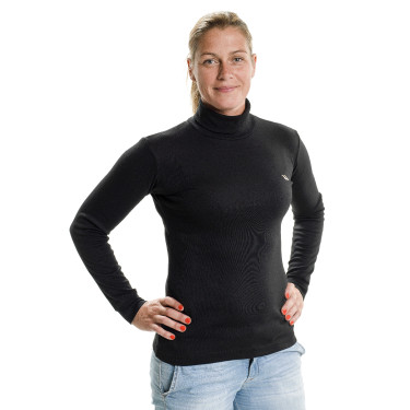 Rollkragenpullover Back on Track® Damen Schwarz Rollkragenpullover Back on Track® Damen Schwarz