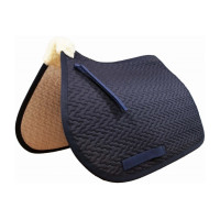 Tapis de selle T de T Thérèse Blanc