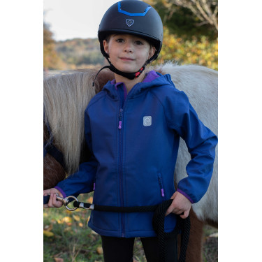 Softshell Equi-Kids Amandine Marineblau Softshell Equi-Kids Amandine Marineblau