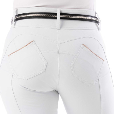 Push-up-Reithose Equithème Bella Weiß Wei&szlig;