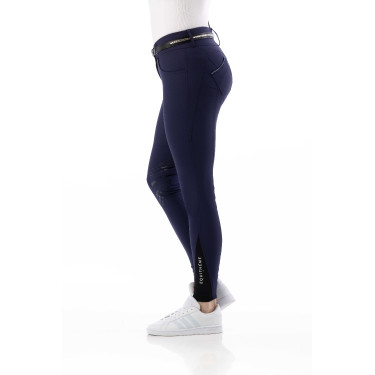 Push-up-Reithose Equithème Bella Marineblau