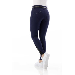 Push-up-Reithose Equithème Bella Marineblau