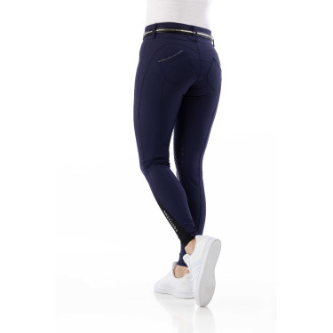 Push-up-Reithose Equithème Bella Marineblau