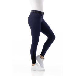 Push-up-Reithose Equithème Bella Marineblau