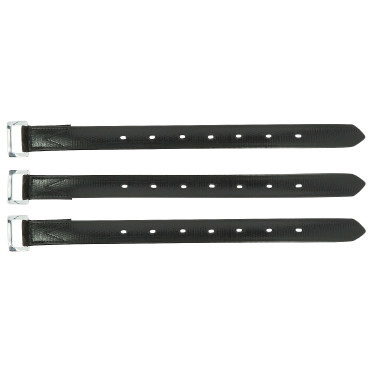 Gurtstrippen für Vielseitigkeitssattel Norton Club Rexine Evol Schwarz