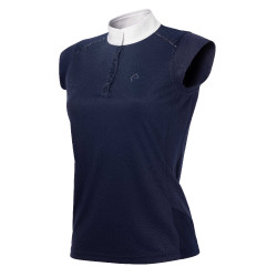 Polo Equithème Brussels mit Strass Marineblau