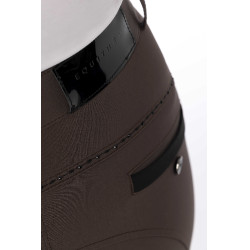 Reithose Equithème Safir Braun / Schwarz