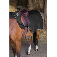 Wasserfeste Riding World Nierendecke mit Fleece-Futter Schwarz