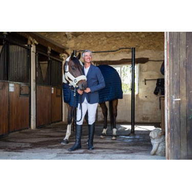 Wettkampfjacke Equithème Dublin Marineblau