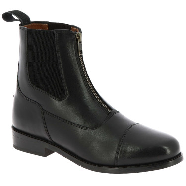 Reitstiefel Equithème Dauville mit Reißverschluss Schwarz Reitstiefel Equithème Dauville mit Reißverschluss Schwarz