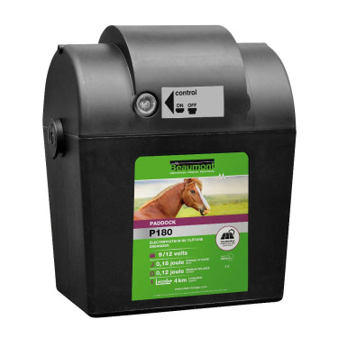 Batterie-Weidezaungerät Beaumont Paddock P180 + Solarpanel