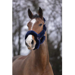Halfter Equithème Teddy Roségold Marineblau