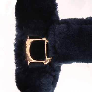 Halfter Equithème Teddy Roségold Marineblau