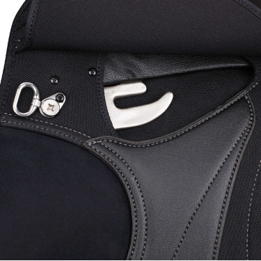 WintecLite Mixte Hart Sattel Schwarz