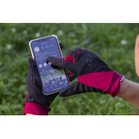 Equithème Knit Digital Handschuhe Schwarz / Marineblau