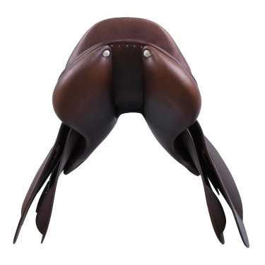 Eric Thomas Elite Vielseitigkeitssattel genarbt Havanna Braun