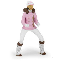 Reiterin-Figur Wintermode Papo