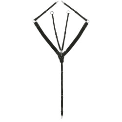 Elastischer Martingalstopper Norton Pro Schwarz