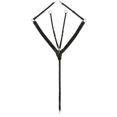Elastischer Martingalstopper Norton Pro Schwarz
