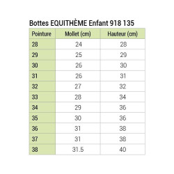Equithème Kinder Reitstiefel Schwarz