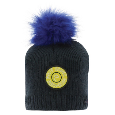 Equi-Kids PonyRider Mütze mit Bommel Marineblau