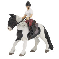 Figur Poney gesattelt und... Figur Poney gesattelt und...