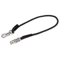 Anbindestrick aus Gummi Covalliero Schwarz Anbindestrick aus Gummi Covalliero Schwarz