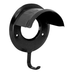 Kunststoffummantelter Zaumzeughalter Schwarz Kunststoffummantelter Zaumzeughalter Schwarz