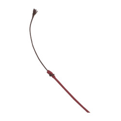 Dressurgerte Whip & Go Kunststoffgriff Bordeaux