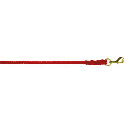 Geflochtene Baumwolllonge Rot